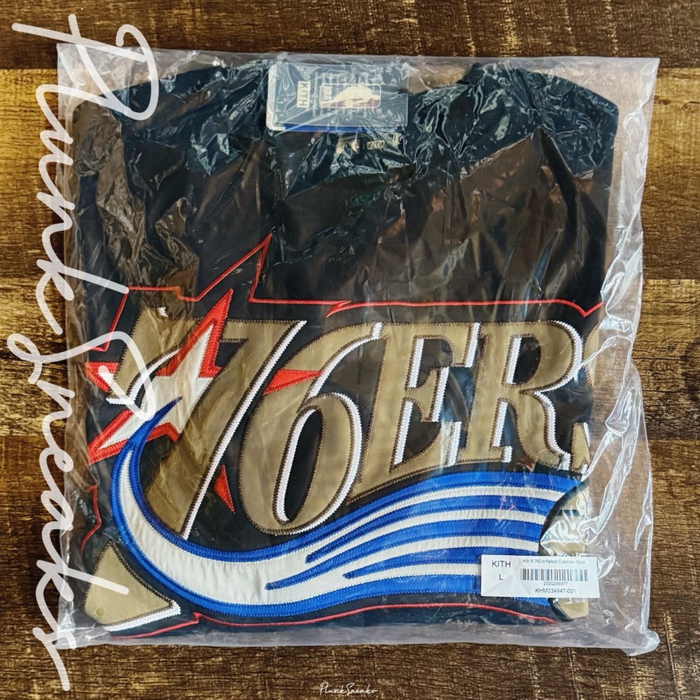 Kith for NBA All-Star Philadelphia 76ers Nelson Crewneck • Black • 2026
